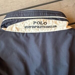 U.S. Polo Assn. Navy and White Men’s Jacket